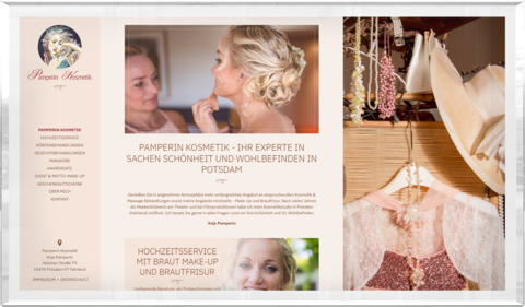 Webdesign | pamperinkosmetik.de