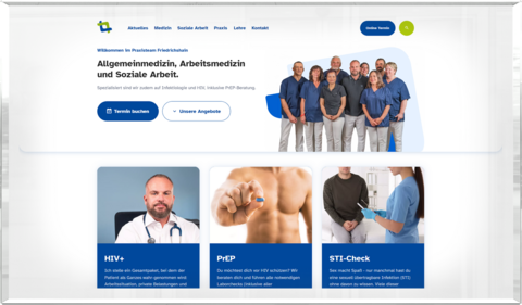 Webdesign | praxisteam-friedrichshain.de