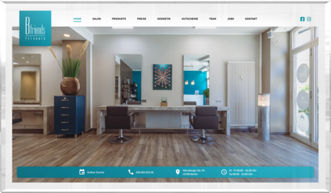 Webdesign | bfriends-friseure.de